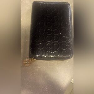 COACH Blk patient card/day timer holder